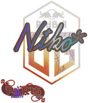 Sticker | NiKo (holograficzna) | Paryż 2023