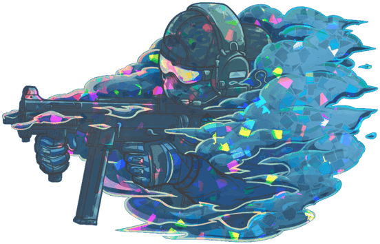 Sticker | Savun läpi (hile)