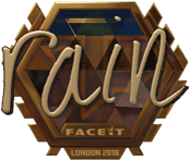 Sticker | rain (Gold) | London 2018