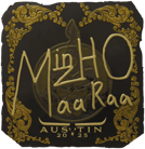 Sticker | mzinho (Gold) | Austin 2025 image