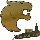 Sticker | FURIA (Gold) | Stockholm 2021 image
