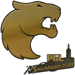 Sticker | FURIA (Gold) | Stockholm 2021