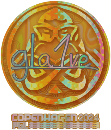 Sticker | gla1ve (holo) | Kööpenhamina 2024