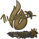 Sticker | nicoodoz (Gold) | Antwerp 2022 image