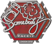 Sticker | somebody | London 2018