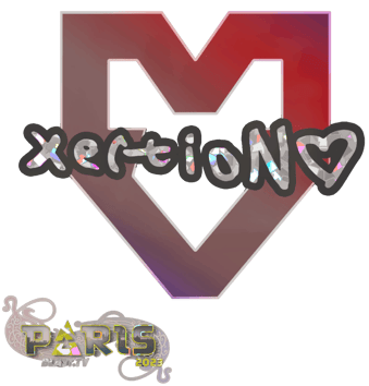 Sticker | xertioN (グリッター) | Paris 2023