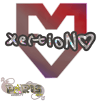 Sticker | xertioN (Glitter) | Paris 2023