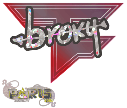 Sticker | broky (purpurina) | París 2023