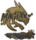 Sticker | magixx (Gold) | Antwerp 2022 image