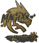 Sticker | magixx (Gold) | Antwerp 2022