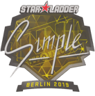 Sticker | s1mple | Berlin 2019 image