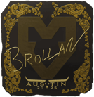 Sticker | Brollan (Gold) | Austin 2025 image
