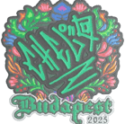 Sticker | chelo (Embroidered) | Budapest 2025 Sticker | chelo (Embroidered) | Budapest 2025 image