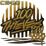Sticker | 100 Thieves (Gold) | 2020 RMR
