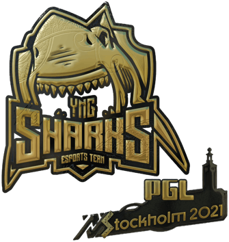 Sticker | Sharks Esports (Oro) | Stoccolma 2021