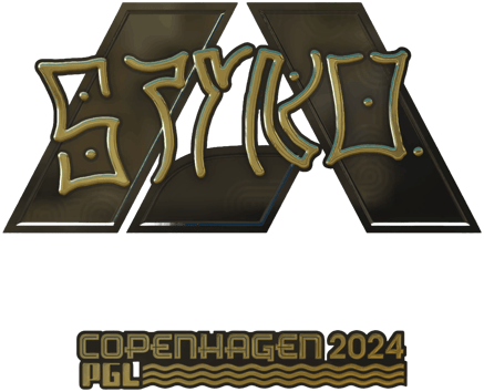 Sticker | STYKO (Oro) | Copenaghen 2024
