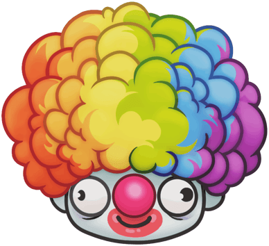 Sticker | Clown Wig