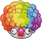 Sticker | Clown Wig
