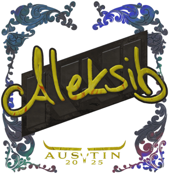 Sticker | Aleksib (Holo) | Austin 2025