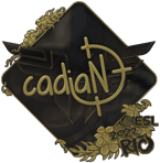 Sticker | cadiaN (Gold) | Rio 2022