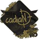 Sticker | cadiaN (Gold) | Rio 2022 Sticker | cadiaN (Gold) | Rio 2022 image