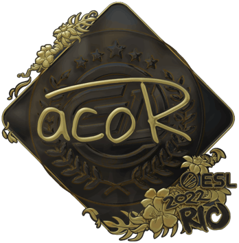 Sticker | acoR(黃金)| Rio 2022