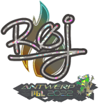 Sticker | roeJ (Glitter) | Antwerp 2022