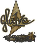 Sticker | gla1ve (Gold) | Antwerp 2022