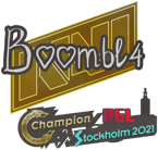 Sticker | Boombl4 | Stockholm 2021 Sticker | Boombl4 | Stockholm 2021 image