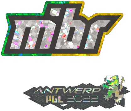 Sticker | MIBR (Parıltılı) | Antwerp 2022