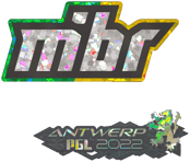 Sticker | MIBR (Glitter) | Antwerp 2022