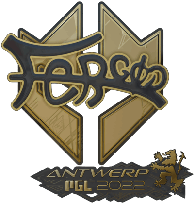 Sticker | fer (Gold) | Antuérpia 2022