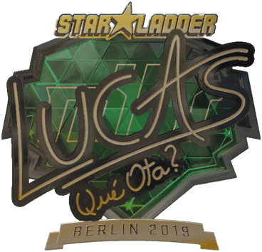 Sticker | LUCAS1 (dorada) | Berlín 2019