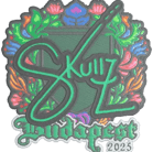Sticker | skullz (Embroidered) | Budapest 2025 Sticker | skullz (Embroidered) | Budapest 2025 image