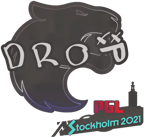 Sticker | drop | Stockholm 2021 image