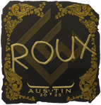 Sticker | ROUX (Gold) | Austin 2025