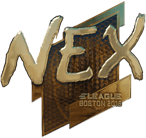 Sticker | nex (Gold) | Boston 2018 Sticker | nex (Gold) | Boston 2018 image