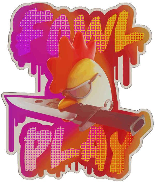 Preview image 1 of Sticker | Fowl Play (Holo)