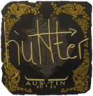 Sticker | huNter- (Gold) | Austin 2025 image