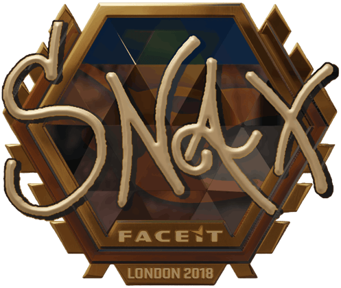 Sticker | Snax (złota) | Londyn 2018