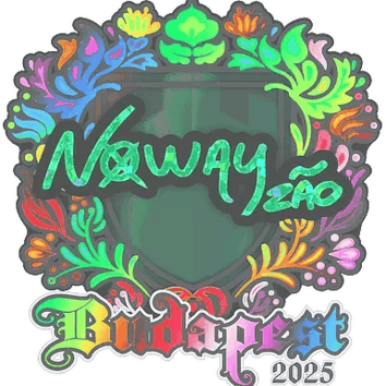 Autocolante | noway (Holo) | Budapeste 2025