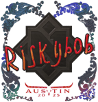 Sticker | riskyb0b (Holo) | Austin 2025