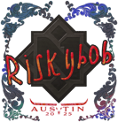 Sticker | riskyb0b (Holo) | Austin 2025 Sticker | riskyb0b (Holo) | Austin 2025 image