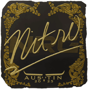 Sticker | nitr0(금박) | 오스틴 2025
