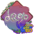 Sticker | drop (Glitter) | Rio 2022 Sticker | drop (Glitter) | Rio 2022 image
