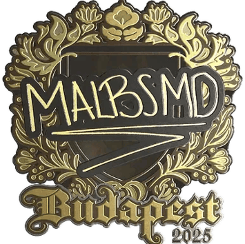 Naklejka | malbsMd (złota) | Budapeszt 2025