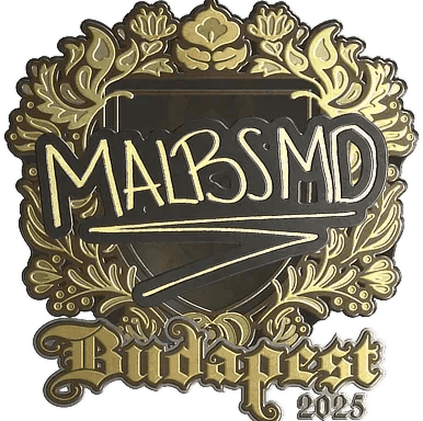 Sticker | malbsMd (Gold) | Budapest 2025