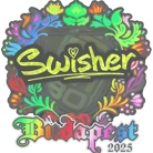 Sticker | Swisher (Holo) | Budapest 2025 Sticker | Swisher (Holo) | Budapest 2025 image