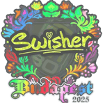 Sticker | Swisher (Holo) | Budapest 2025