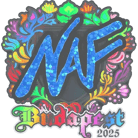 Sticker | NAF (Holo) | Budapest 2025 image